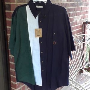 BUGLE BOY Company shirt size XL 55% RAYON 45% Cotton